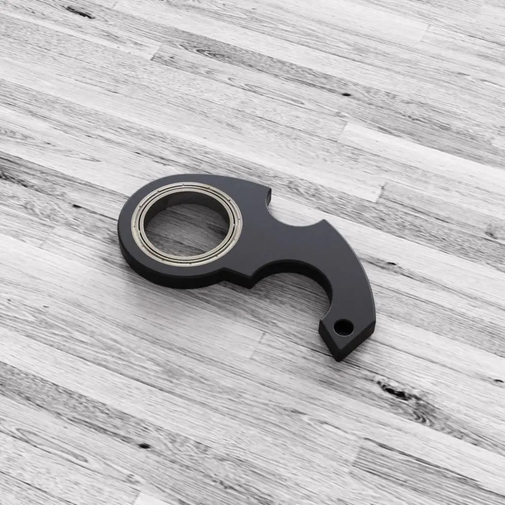 Metal O-Ring Keychain Spinner Toy for Anxiety
