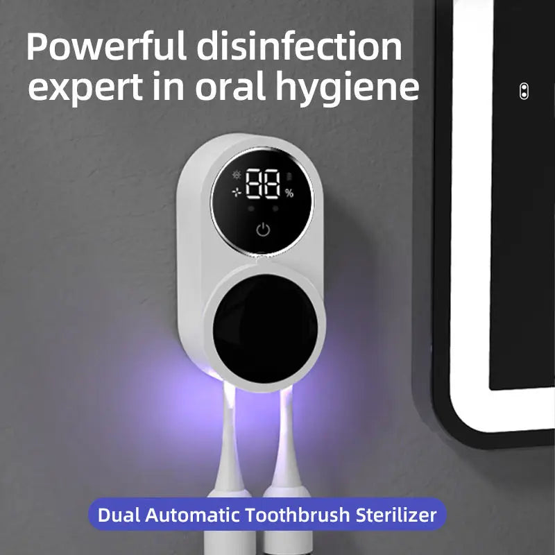 Mini UV Toothbrush Sterilizer – 99.9% Germ Elimination On The Go