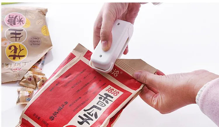 Mini Portable Heat Sealer – Keep Food Fresh Anywhere