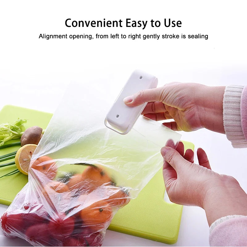 Mini Portable Heat Sealer – Keep Food Fresh Anywhere