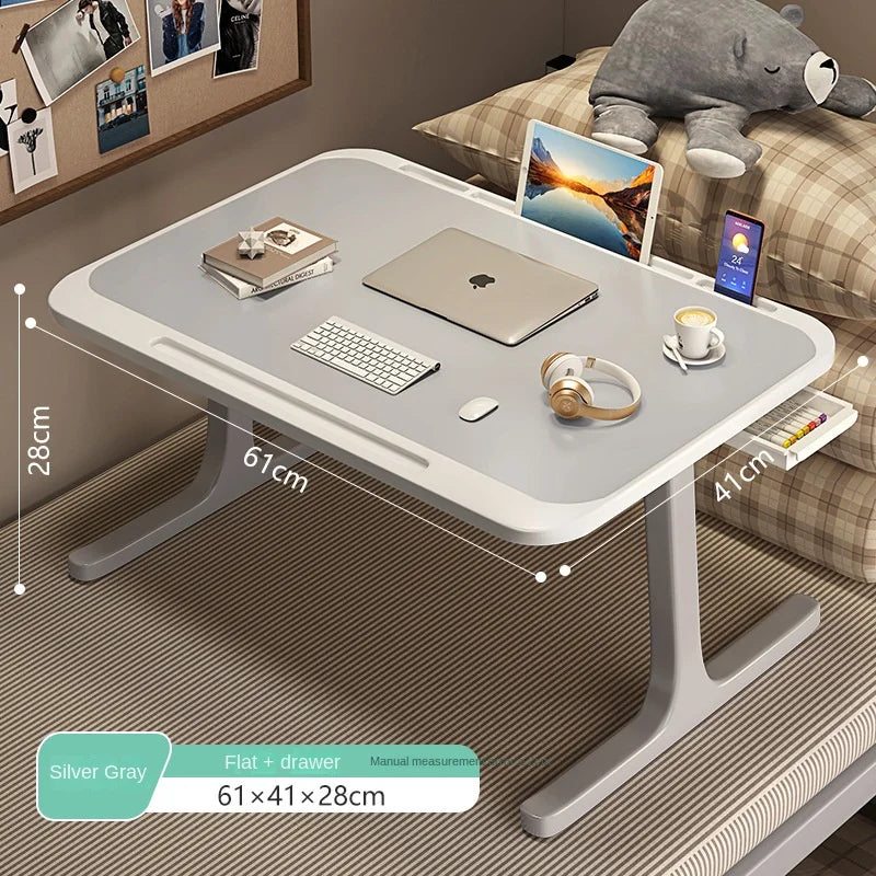 Multifunctional Folding Computer Table – Space-Saving Workstation with Wireless Charging