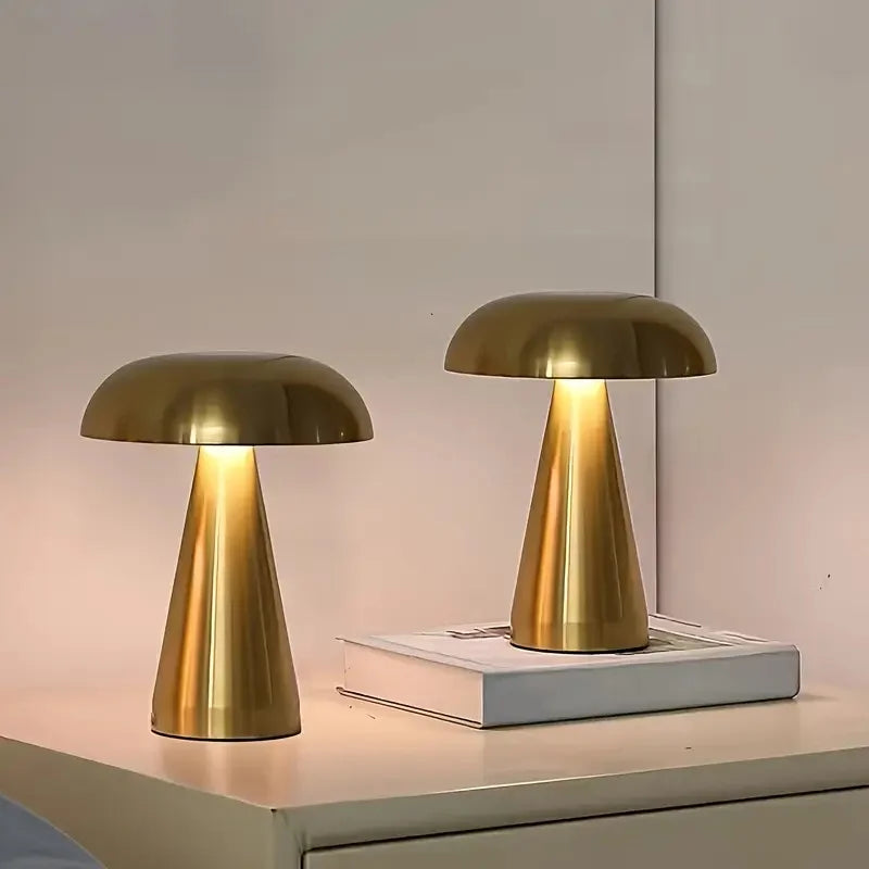Enchanted Mushroom Table Lamp – Whimsical 3-Color Dimmable LED Light