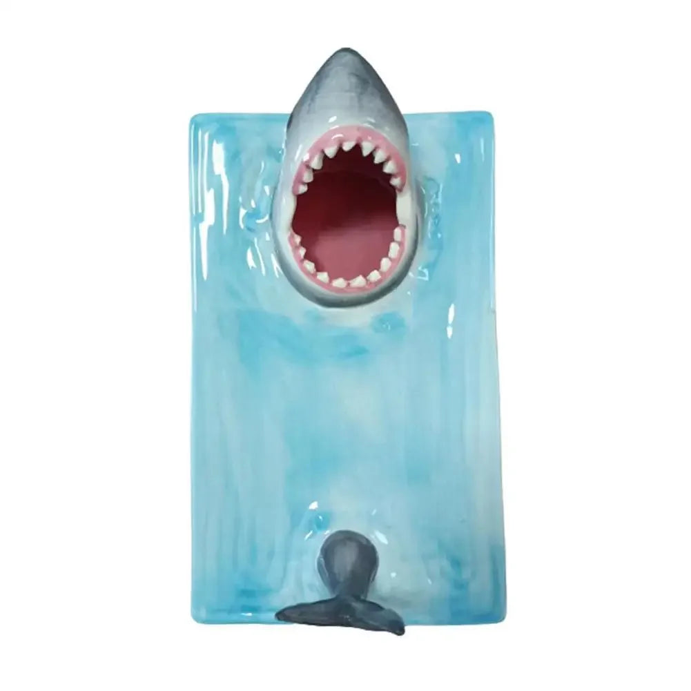 Shark Sushi Platter – Artistic Ceramic Serving Board with Anti-Slip Design