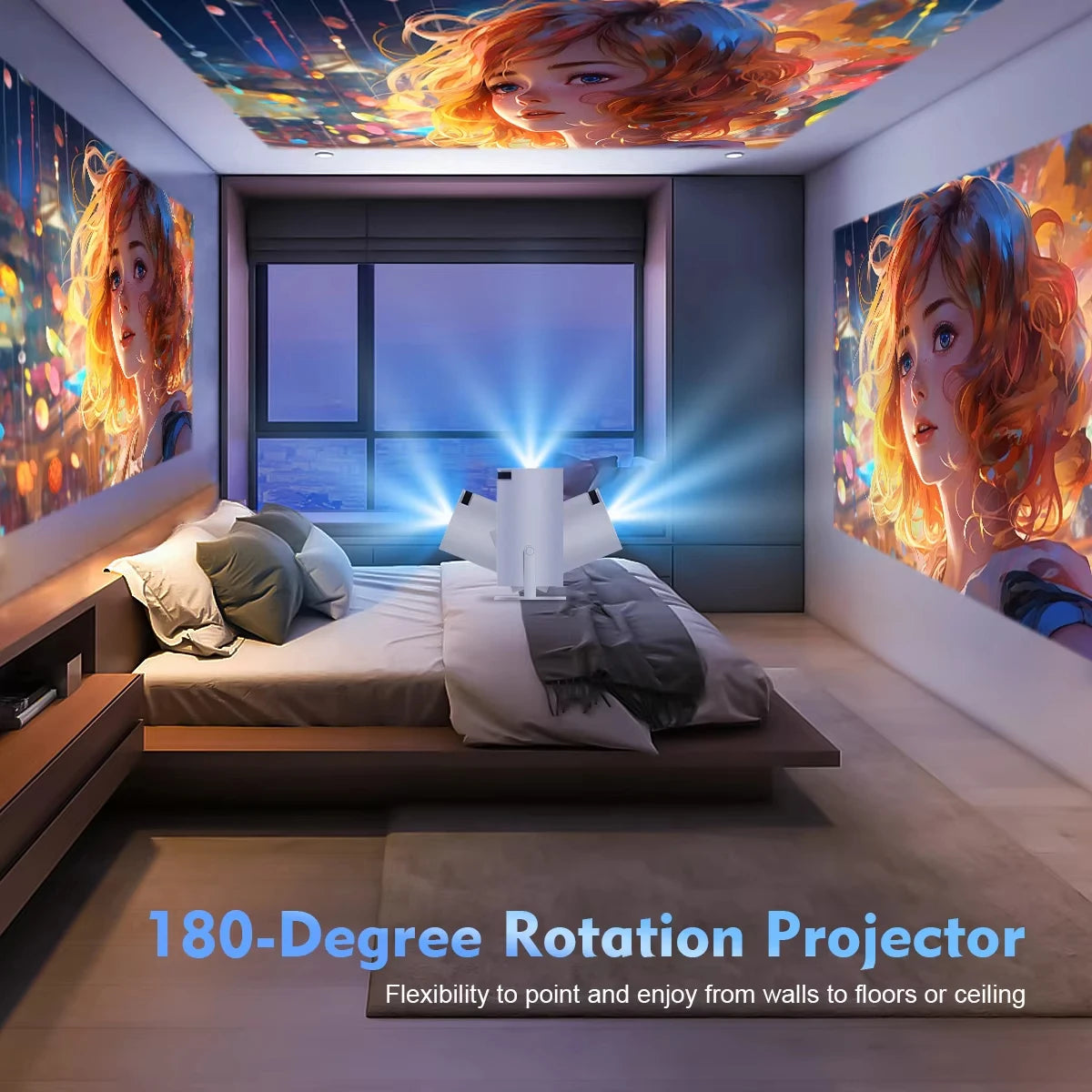 Projector 180° Degree Rotation