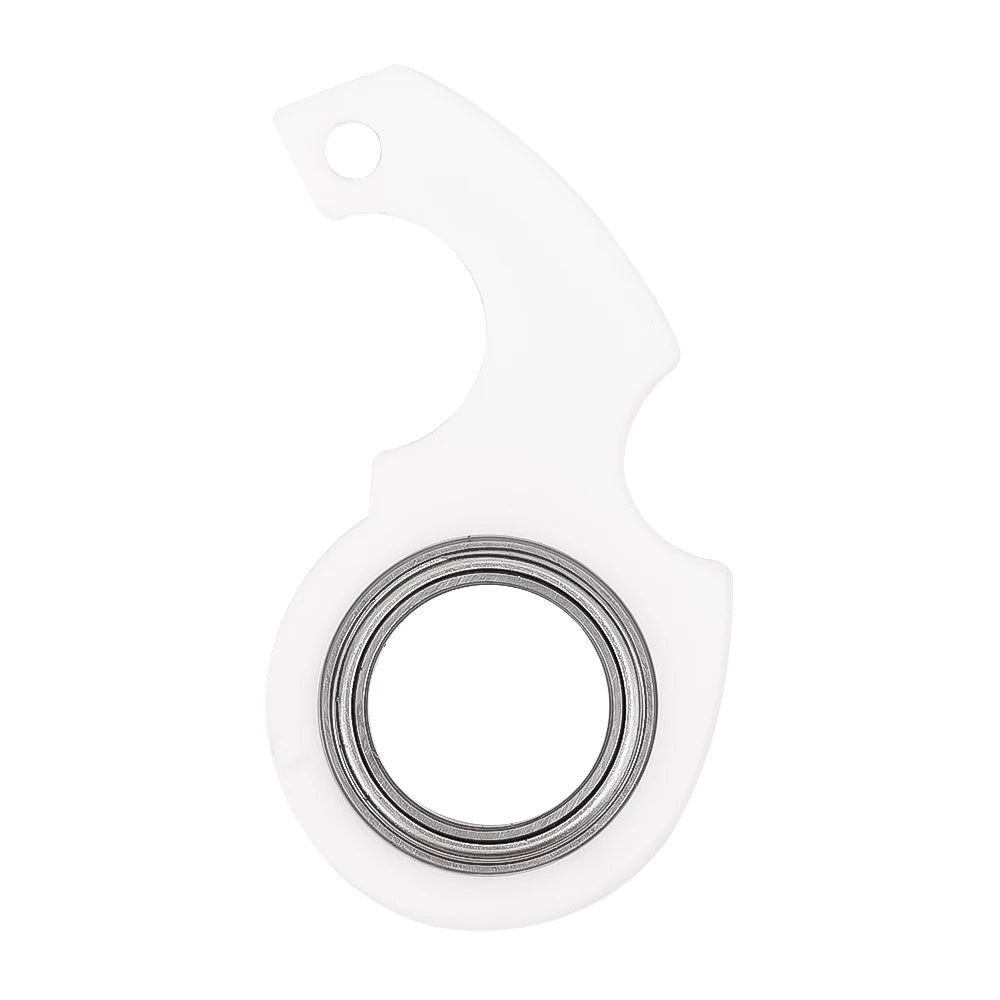 Metal O-Ring Keychain Spinner Toy for Anxiety