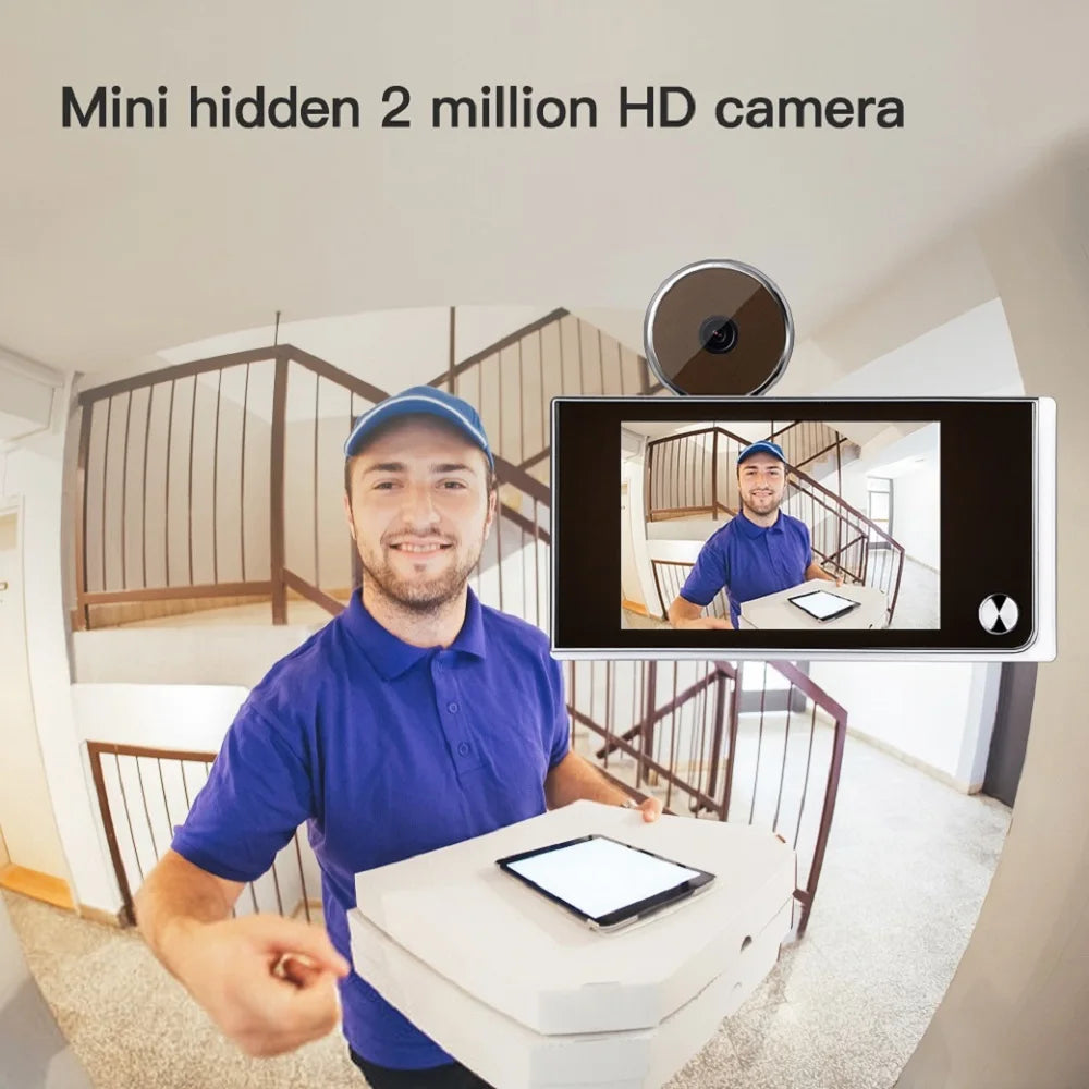 3.5" Digital Peephole Camera – Smart Door Monitoring Upgrade | Trendora.es