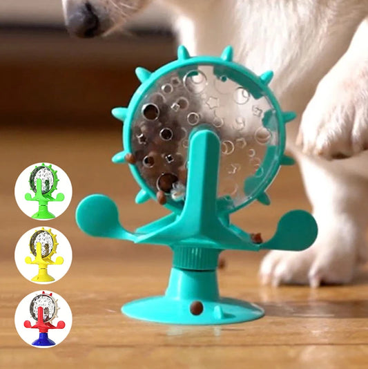 Pet Cat Feeding Interactive Wheel