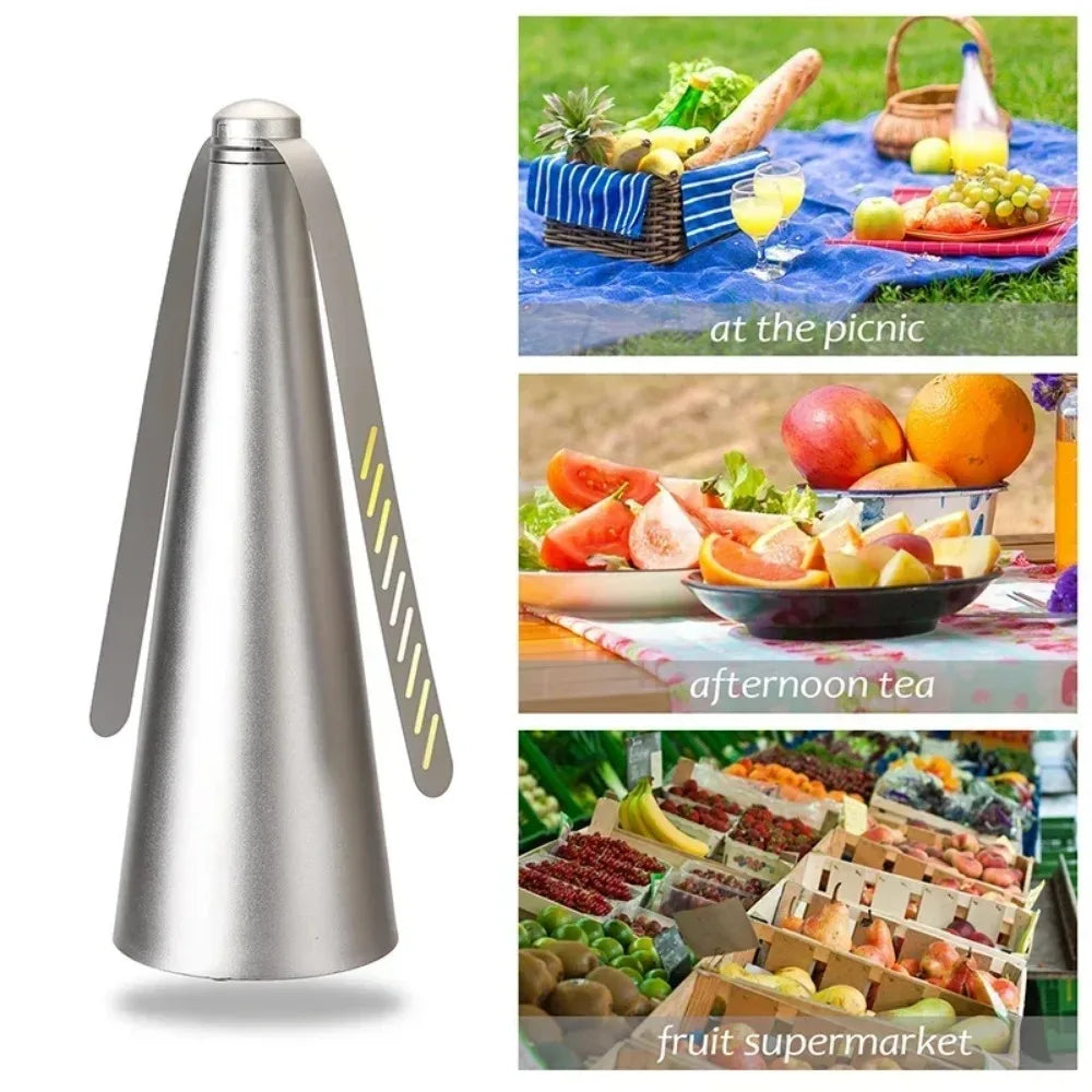 Portable Fly Repeller Fan – Dual-Power Food Protection for Indoor/Outdoor Use