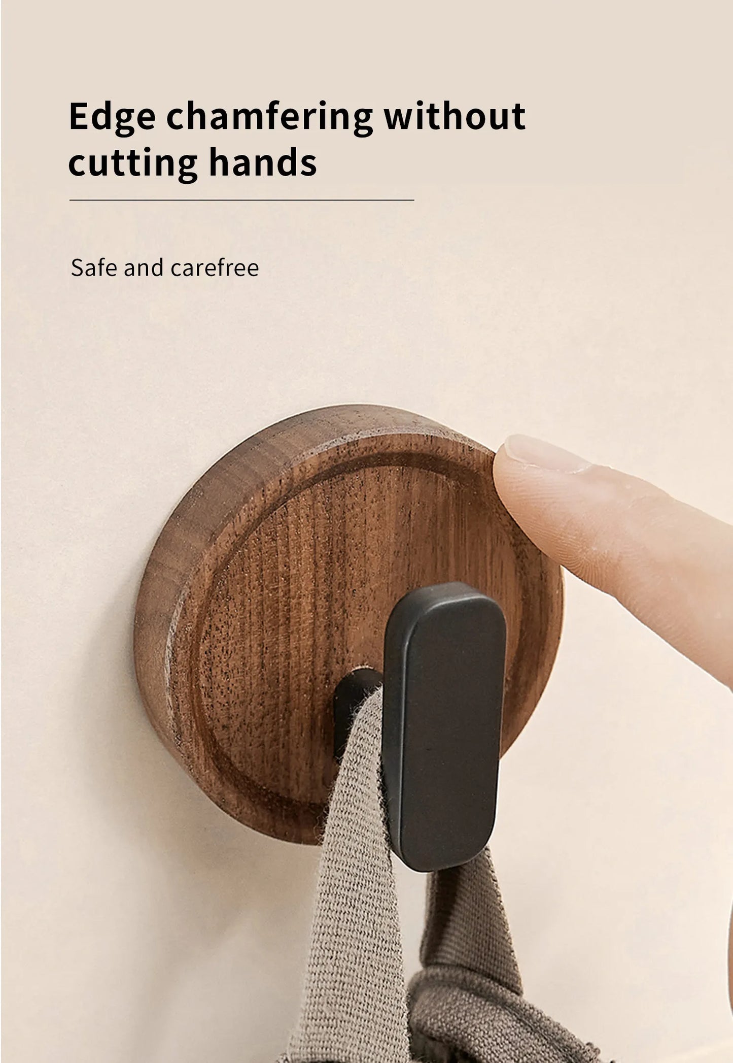 Walnut Wood Wall Hook