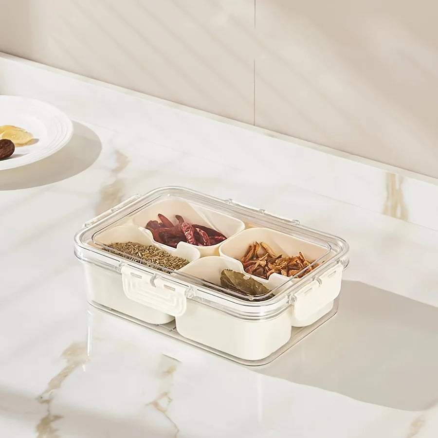 4/8-Grid Snack Organizer – All-in-One Portable Charcuterie System