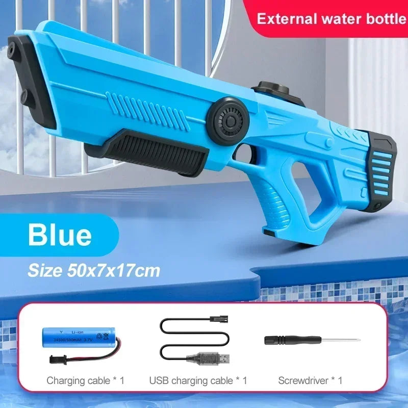 Electric Automatic Water Gun – Rechargeable and High-Pressure - Trendora.es
