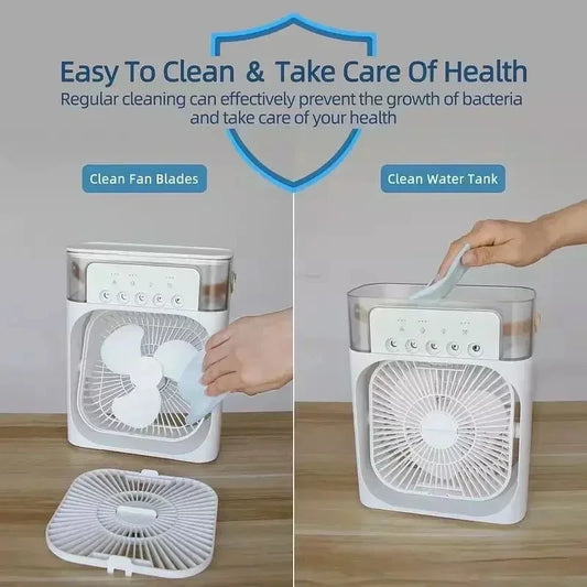 3 In 1 Portable Humidifier Fan Mini Air Conditioners