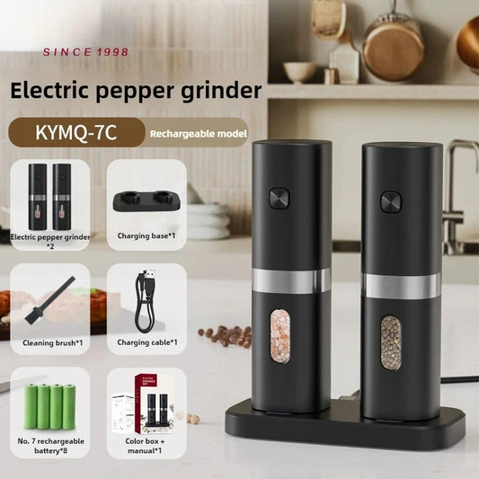 Smart Electric Salt & Pepper Grinder Set