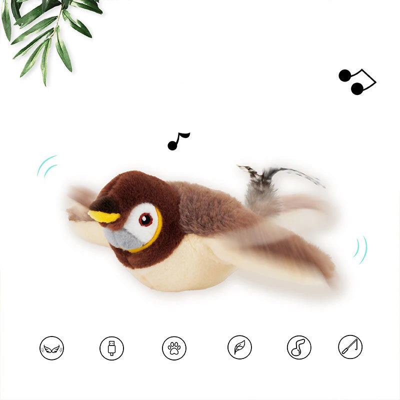 Interactive Flying Bird For Cats