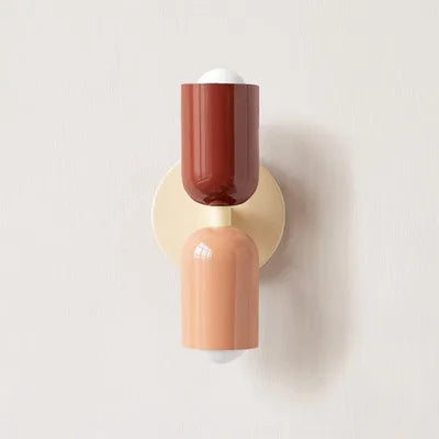 Nordic Macaron Wall Lamp – Dual-Glow Modern Sconce | Trendora.es