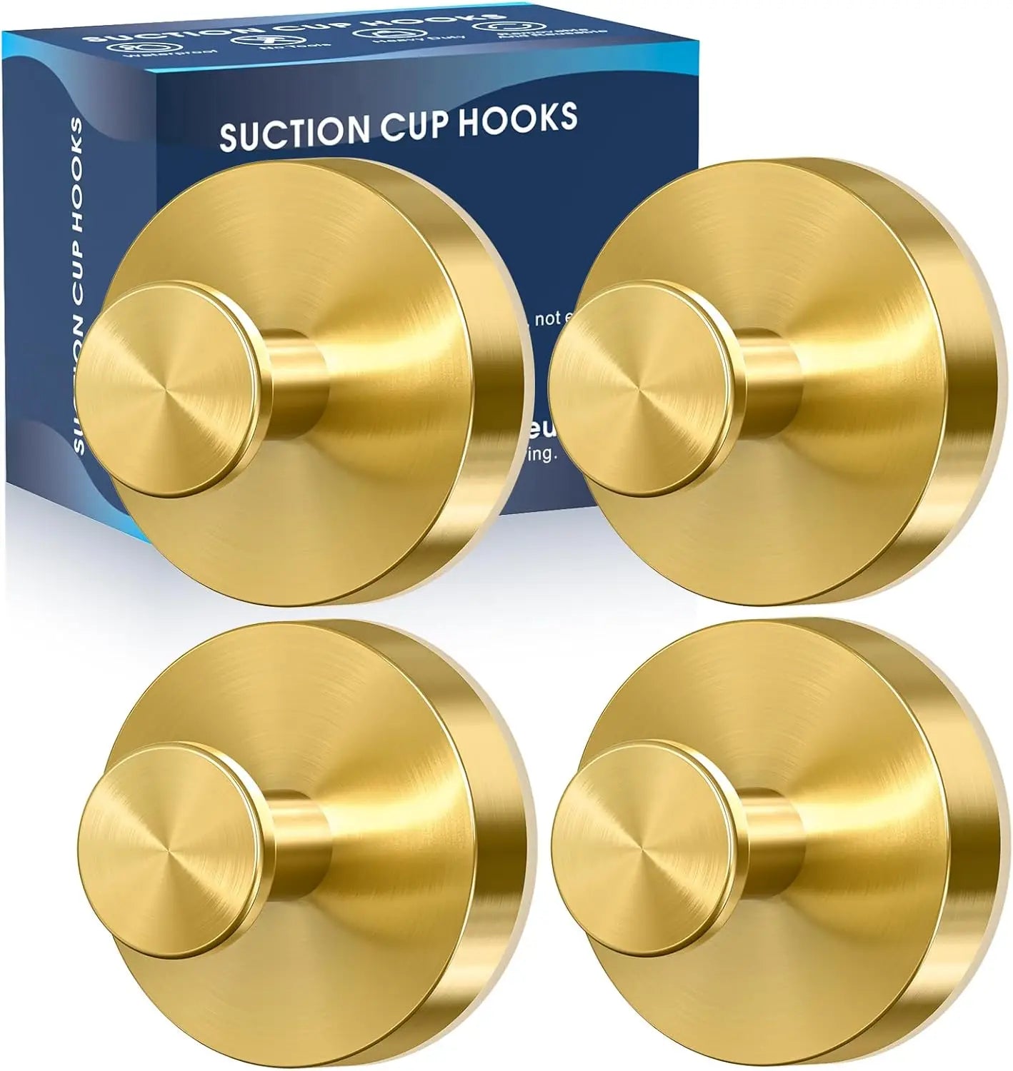 Pack of Heavy Duty Suction Hooks