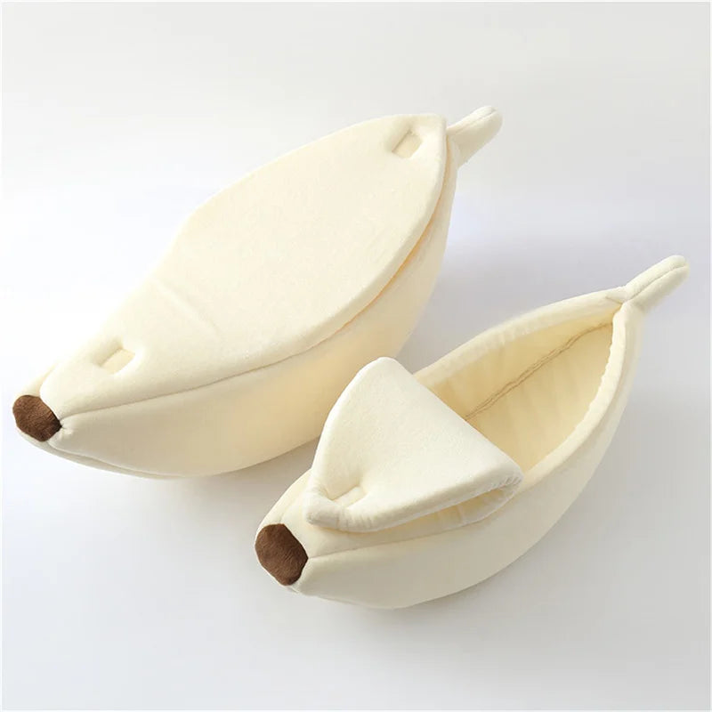 Banana Cat Bed – Whimsical Hanging Hammock for Feline Fun