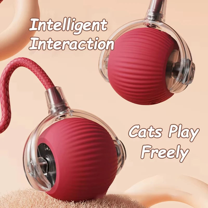 Smart Electric Ball Toy – Automatic Interactive Play for Cats & Dogs