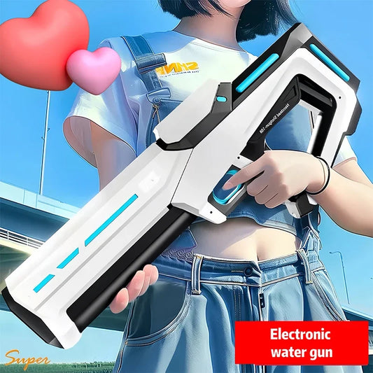 Electric Automatic Water Gun – Rechargeable and High-Pressure - Trendora.es