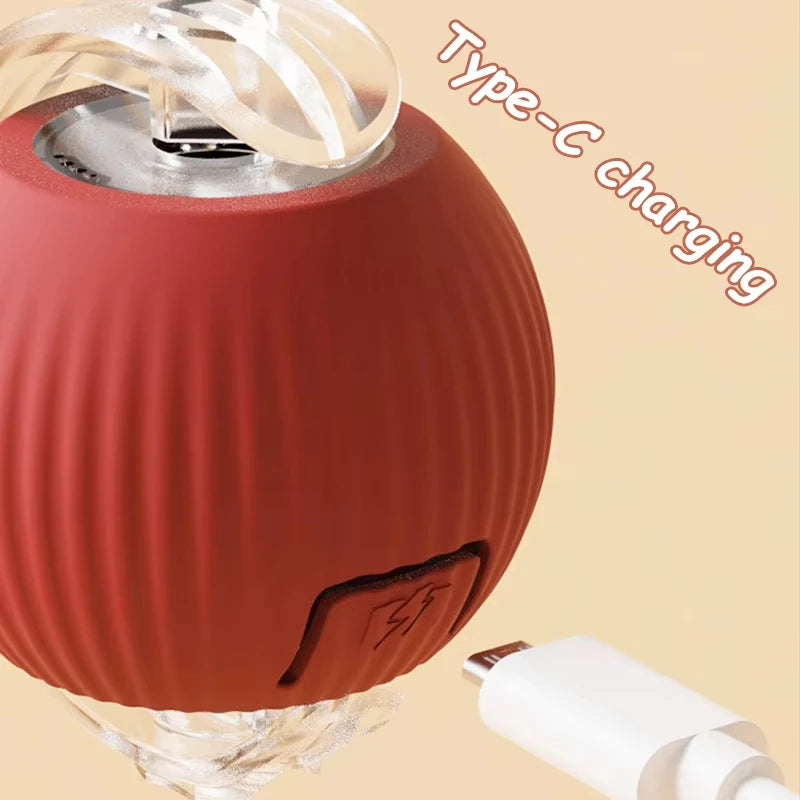 Smart Electric Ball Toy – Automatic Interactive Play for Cats & Dogs