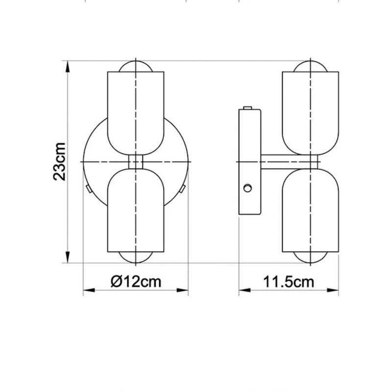 Nordic Macaron Wall Lamp – Dual-Glow Modern Sconce | Trendora.es