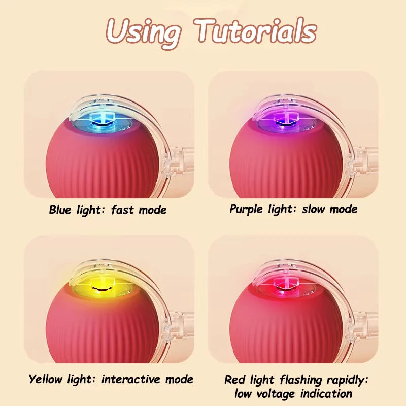Smart Electric Ball Toy – Automatic Interactive Play for Cats & Dogs