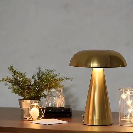 Enchanted Mushroom Table Lamp – Whimsical 3-Color Dimmable LED Light