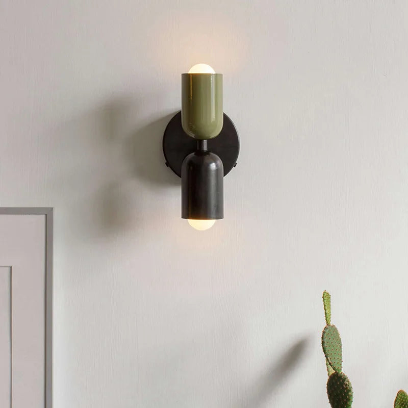Nordic Macaron Wall Lamp – Dual-Glow Modern Sconce | Trendora.es