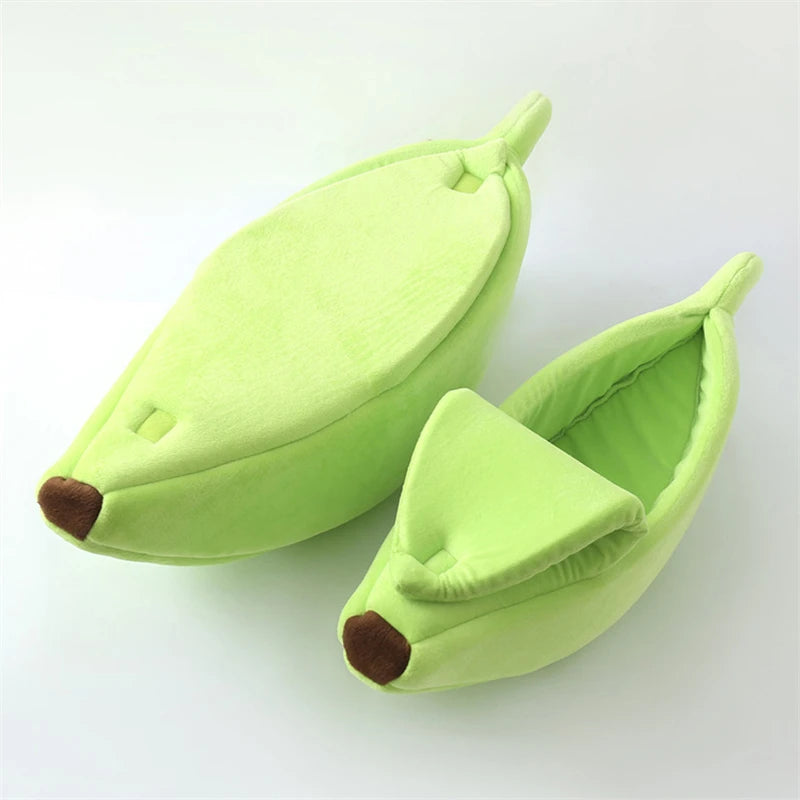 Banana Cat Bed – Whimsical Hanging Hammock for Feline Fun