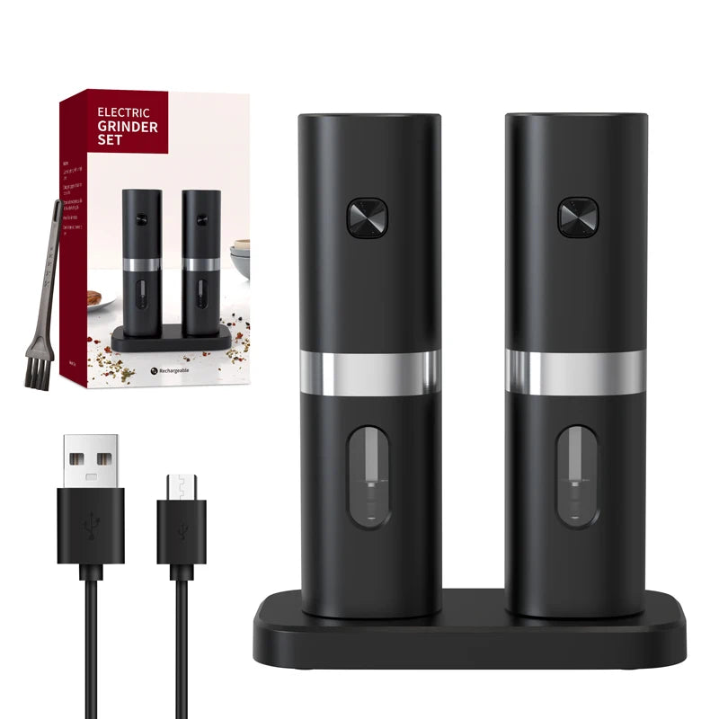 Smart Electric Salt & Pepper Grinder Set