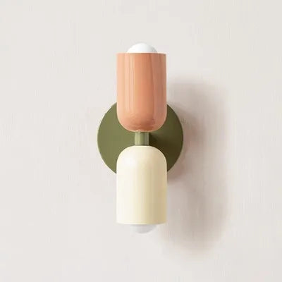Nordic Macaron Wall Lamp – Dual-Glow Modern Sconce | Trendora.es