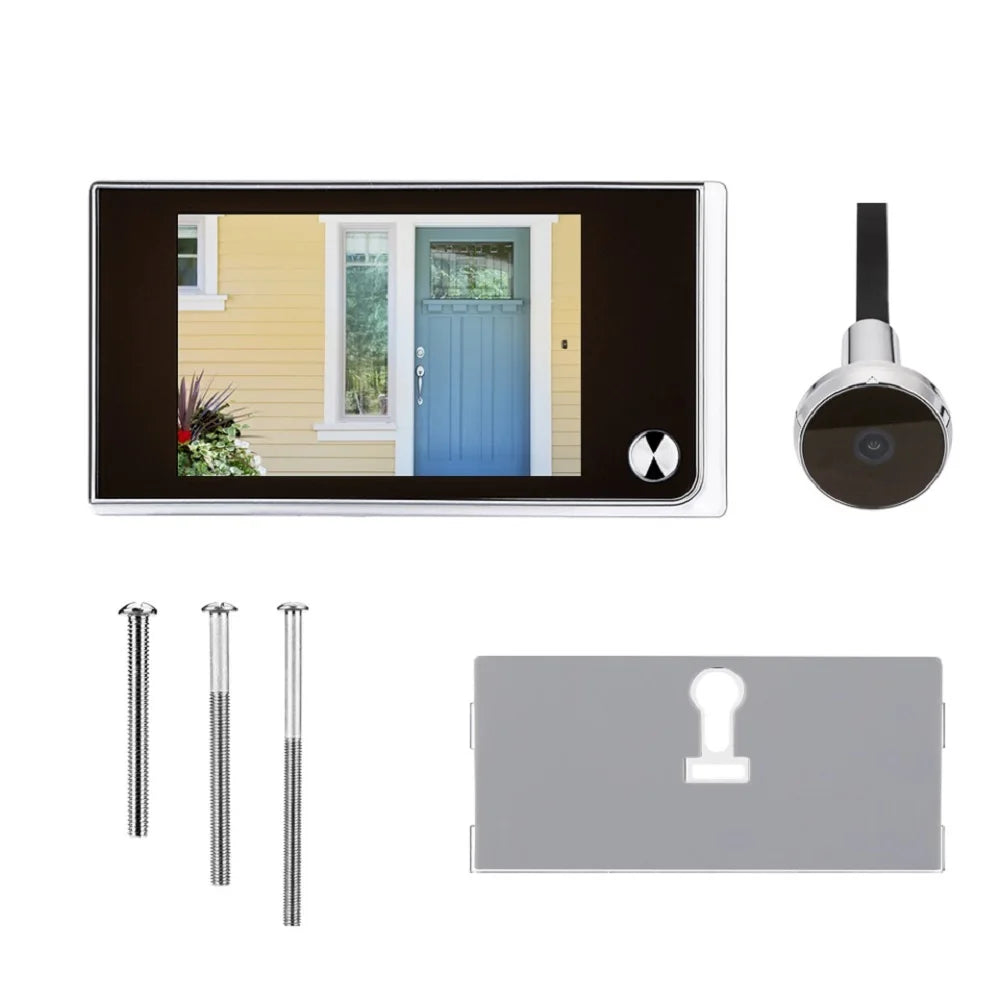 3.5" Digital Peephole Camera – Smart Door Monitoring Upgrade | Trendora.es