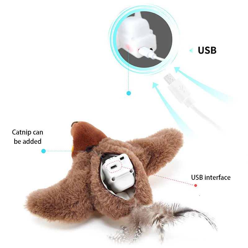 Interactive Flying Bird For Cats