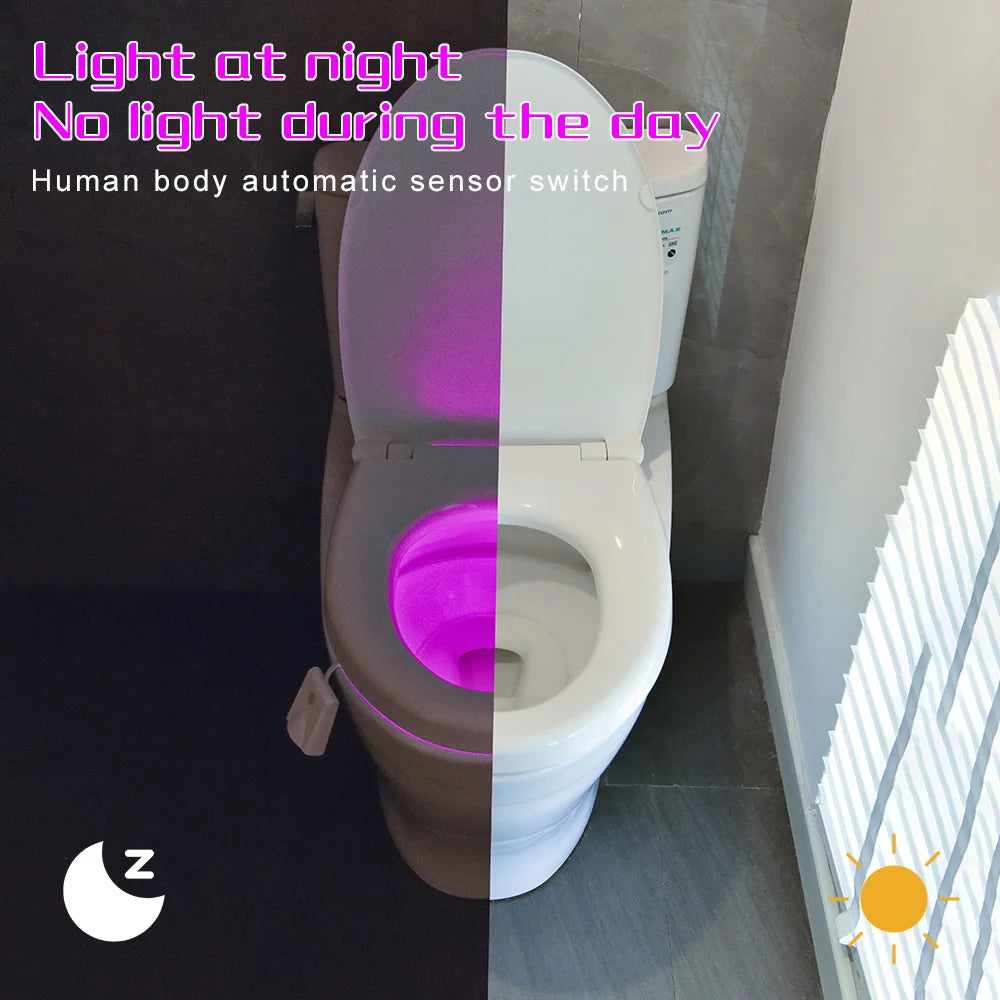 Toilet Night Lights with Star Projector and Motion Sensor - Trendora.es