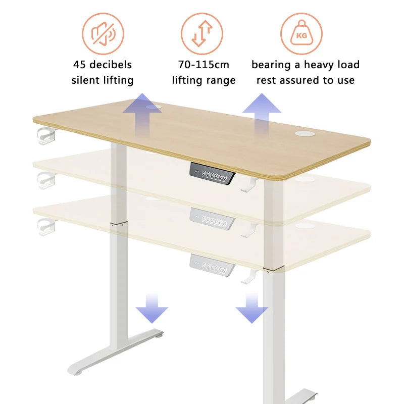 Height Adjustable Electric Office Desk - Trendora.es