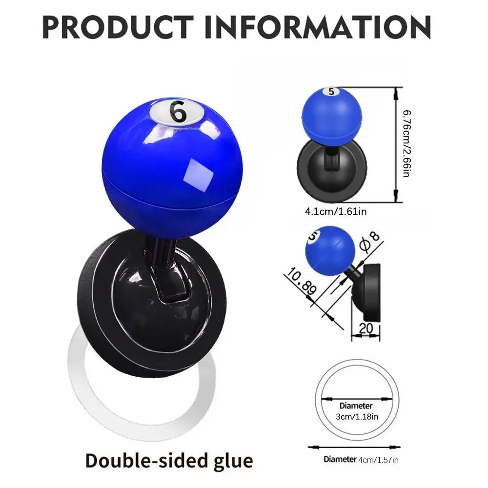 Billiards - Style Car Start Joystick – Gamified Ignition Upgrade - Trendora.es
