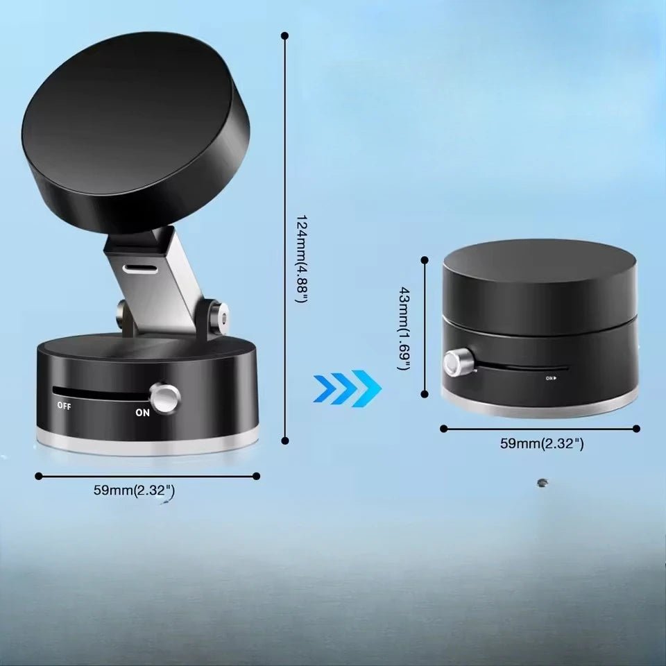 Multifunctional Vacuum Suction & Magnetic Phone Holder - Trendora.es